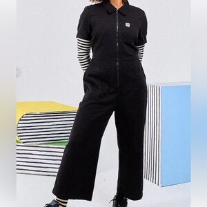 Lucy and Yak Ragan Jumpsuit in Black